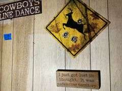 Busch, Winston, Coors, Marlboro, etc Signs, Skull, Paul's Belt, Norwegian Chain Saw