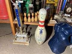 Collection of Bowling Trophies & Related Items