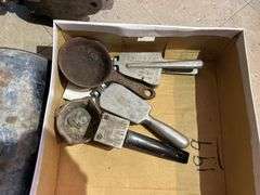 Vice, Tools, Jars, Fishing Weight Molds, & More