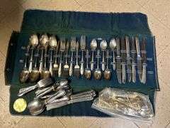Silver Plate, Stainless & Other Flatware