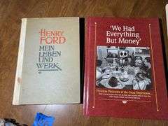 Pinback Buttons, Advertising, Placemats Including John Deere, & Henry Ford's Book "My Life