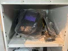 Hobart Handler 140 Wire Feed Welder with Accessories & Metal Cabinet