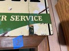 Texaco Registered Rest Room Sign