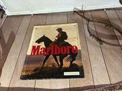 Busch, Winston, Coors, Marlboro, etc Signs, Skull, Paul's Belt, Norwegian Chain Saw