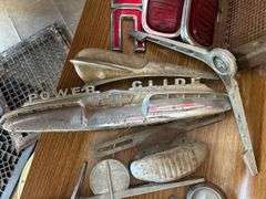 Collection Of Vehicle Emblems, Lights, & Related Items