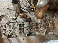 Victor Fan, Car Parts, Horns, & Griswold Stove (Broken)