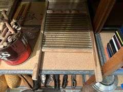 Washboards, Clothespins, & Hangers
