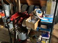 Shelving with Contents