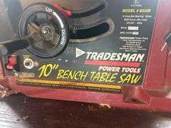 Tradesman 10-In Bench Table Saw