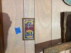Group of Wall Hangings - Metal Signs, Hoofed Gun Holder, and More Decor