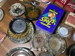 Table Top Full of Smoking & Tobacco Related Items