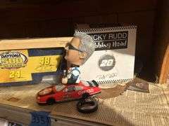 Jeff Gordon Cars, Ricky Rudd Bobbing Head, & Daytona 500 Car Set