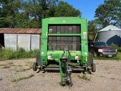 2007 JD 568 Round Baler Megawide Pickup - Net Wrap & Twine