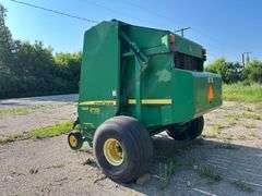 2007 JD 568 Round Baler Megawide Pickup - Net Wrap & Twine