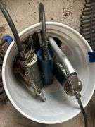 Bucket with Grease Guns & 20-Ft Chain with Hook Ends