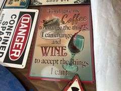 Collection Of Signs & Beer Poster