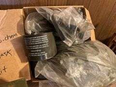 Trenching Tool, Metal Boxes, First Aid Kits, Gas Mask Parts, Pottery Water Bottle, & Pocket Knives
