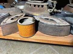 Collection of Irons & One Fuel Can