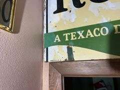 Texaco Registered Rest Room Sign