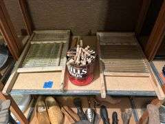 Washboards, Clothespins, & Hangers