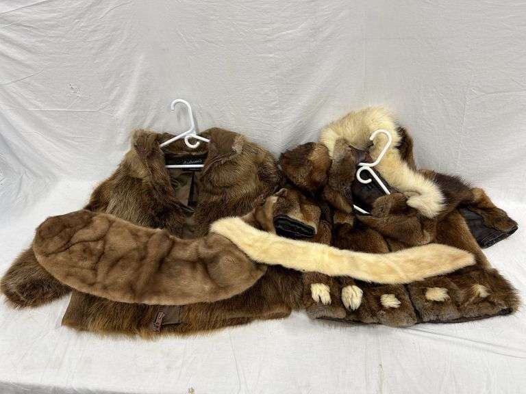 Beaver & Rabbit Coats with Stoles