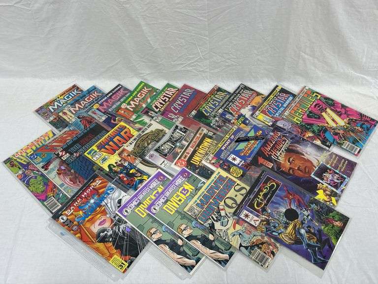 Lot of 25 - 1980s & 1990s Comic Books - Including Saga of Kristar & Storm & Iliana Magik