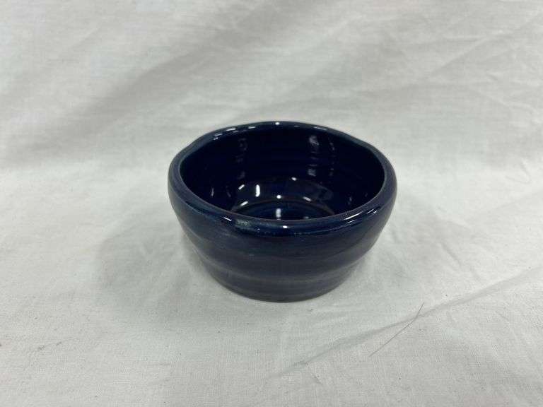 3 & 7/8 Inch Diameter UND Pottery Bowl - Signed ELC