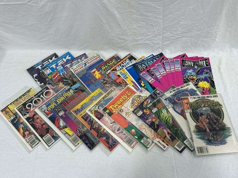 Group of Comic Books -  Including Tarzan, The Terminator, The Dark Crystal, Blade Runner, & More