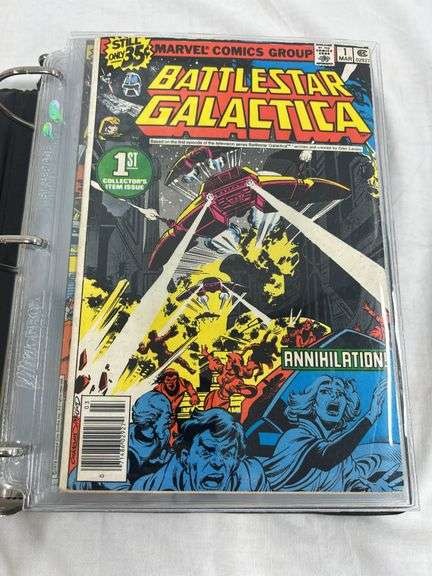 Group of 1970s / 1980s Marvel Battlestar Galactica Comic Books - Issues ...