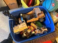 Sandbox Vehicles, Ladder Golf Game, Balls, Rackets, & Outside Toys