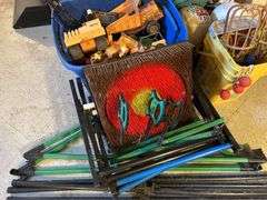 Sandbox Vehicles, Ladder Golf Game, Balls, Rackets, & Outside Toys