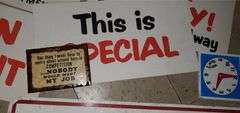 Paper, Metal, & Plastic Signs