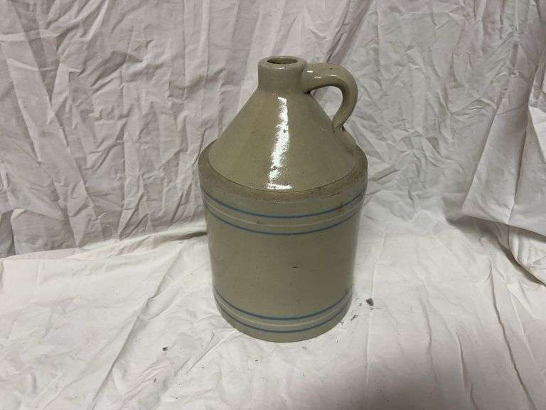 1-Gallon Red Wing Jar Light Blue Banded