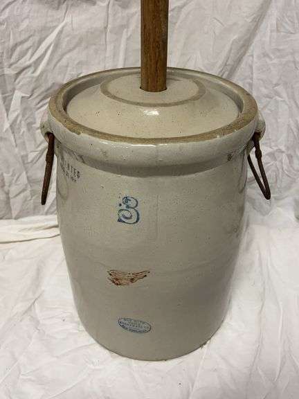 3-Gallon Red Wing Butterchurn - Small Wing, with Lid