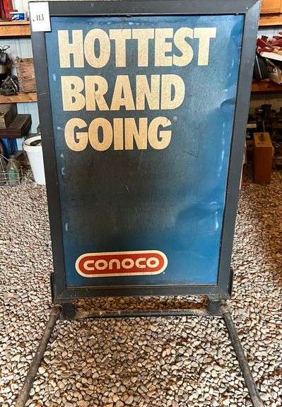 Conoco Floor Stand Sign