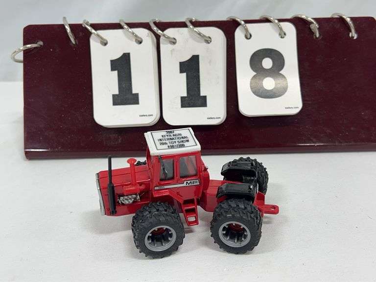 1/64 Scale  2007  ERTL  Massey Ferguson 1805 KFYR Agri-International Show Tractor