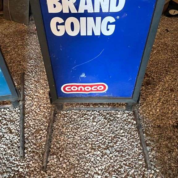 Conoco Floor Stand Sign