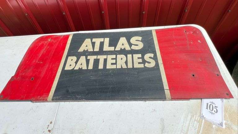 Atlas Battery Sign