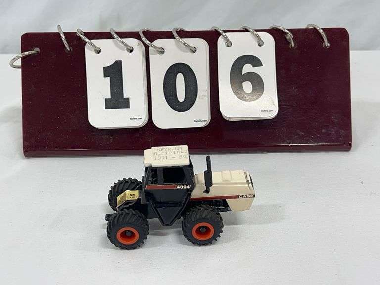 1/64 Scale  1991  ERTL  Case 4894 KFYR Agri-International Show Tractor