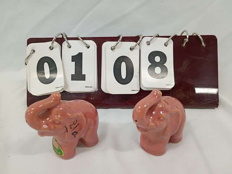 Rosemeade Elephant Salt & Pepper Shakers