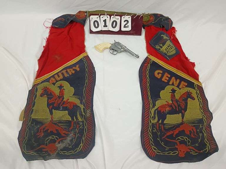 Gene Autry Children's Chaps with Cap Gun