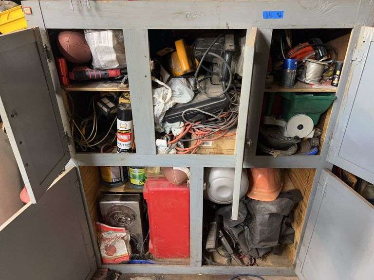 Cabinet with Contents