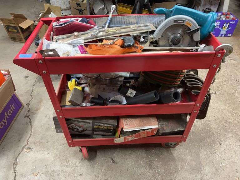 US General Tool Cart Full of Contents