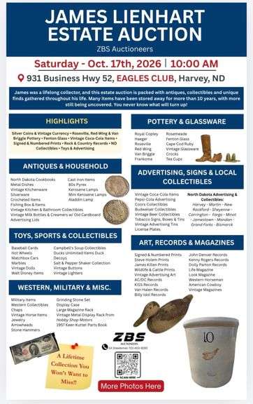 James Lienhart Estate Auction - ZBS