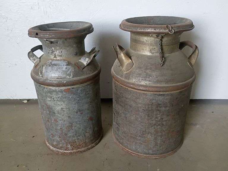 Pair of milk / cream cans