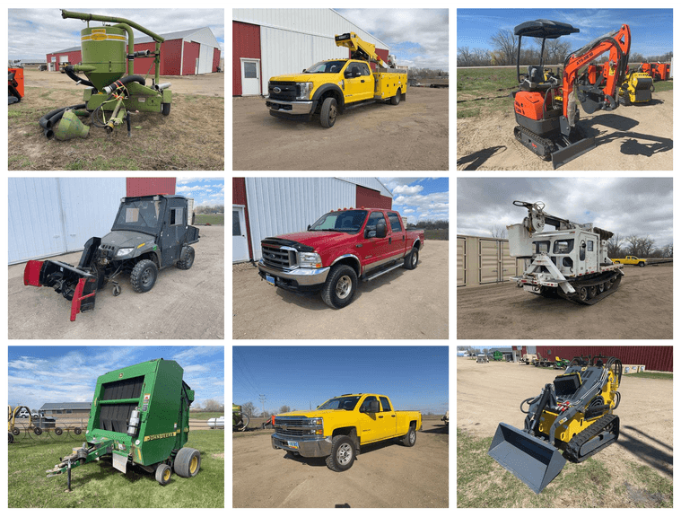 Spring Equipment Consignment Live-Online - Harvey, ND