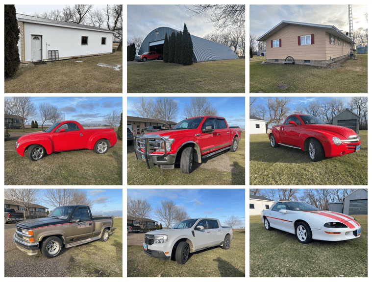 FARMSTEAD, Cars, Pickups, Shop Tools & More Lloyd (Bud) Erfle Estate Auction