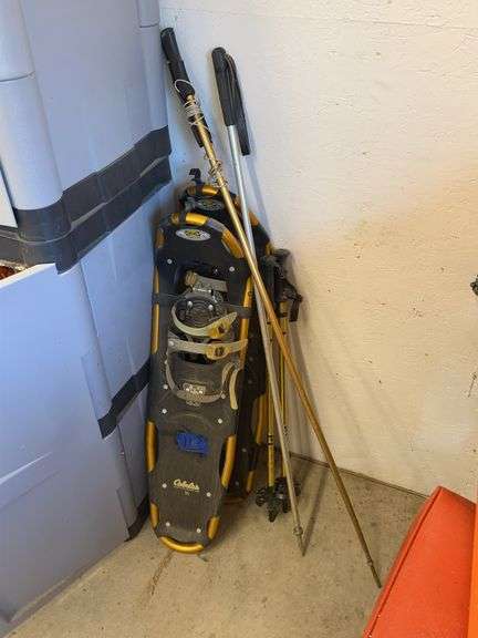 Cabela's Atlas 36-In Snowshoes with Poles & a Couple Extra Poles