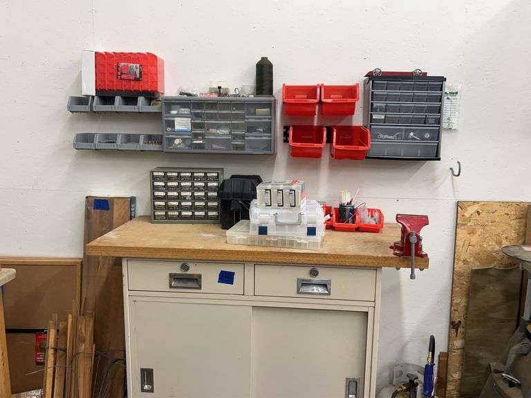 Diebold Cabinet with Contents & Organizers