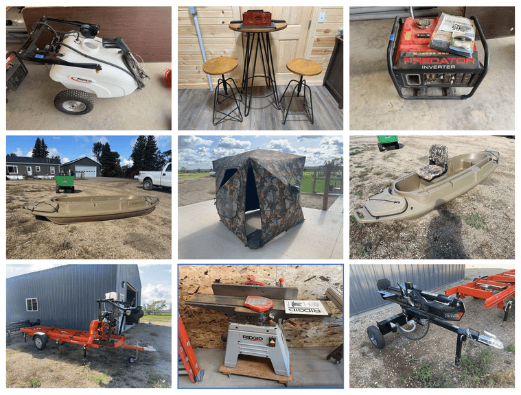 Saw Mill, Shop Tools, Sportsman, Mounts - Weber - New Rockford, ND